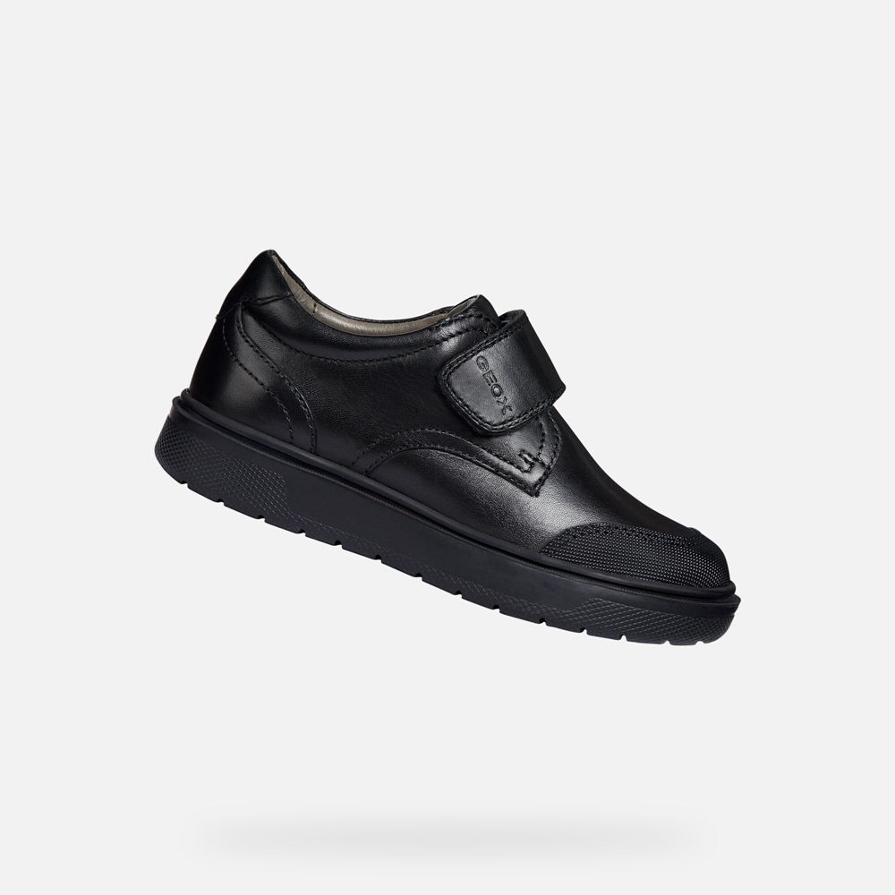 Geox Sneakers Black Riddock - Geox Boys Shoes - GJNWXS281